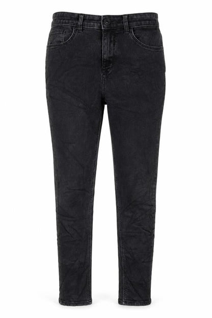 Marks & Spencer Womens Black Cotton Skinny Jeans Size 12 L29 in Regular Zip