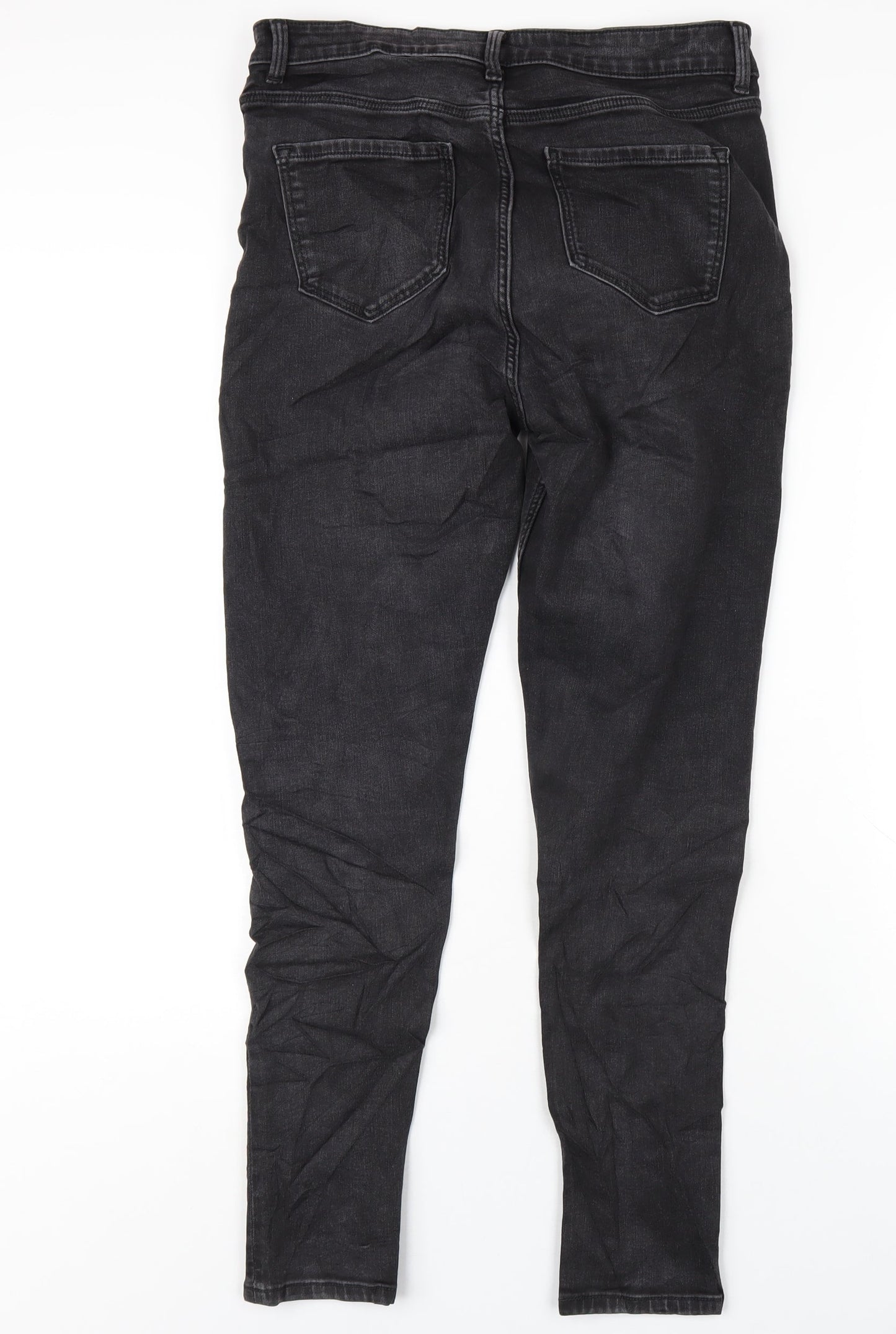 Womens UK Size 12 Marks and Spencer Regular Fit Skinny Black Jeans