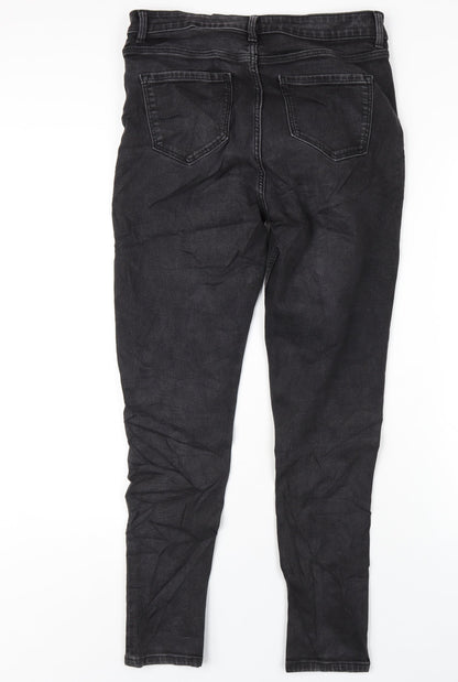 Womens UK Size 12 Marks and Spencer Regular Fit Skinny Black Jeans