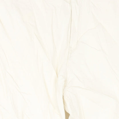 Womens UK Size 24 Marks and Spencer Slim Fit Straight Ivory Jeans