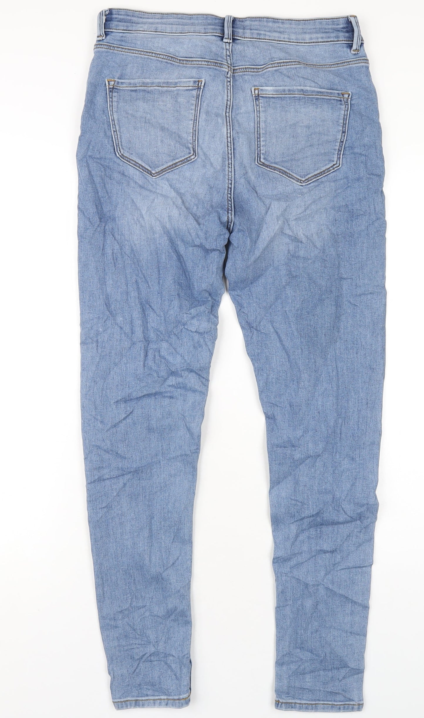 Womens UK Size 12 Marks and Spencer Regular Fit Skinny Blue Jeans
