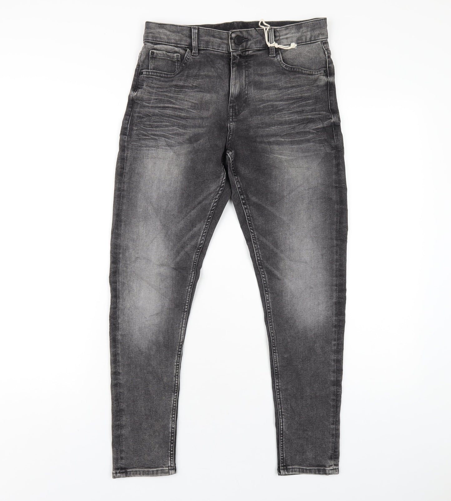 Womens UK Size 10 Marks and Spencer Regular Fit Skinny Grey Jeans