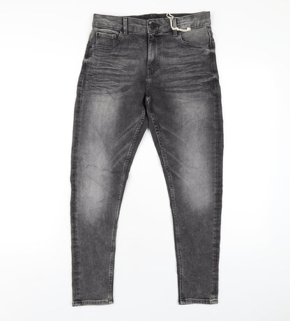 Womens UK Size 10 Marks and Spencer Regular Fit Skinny Grey Jeans