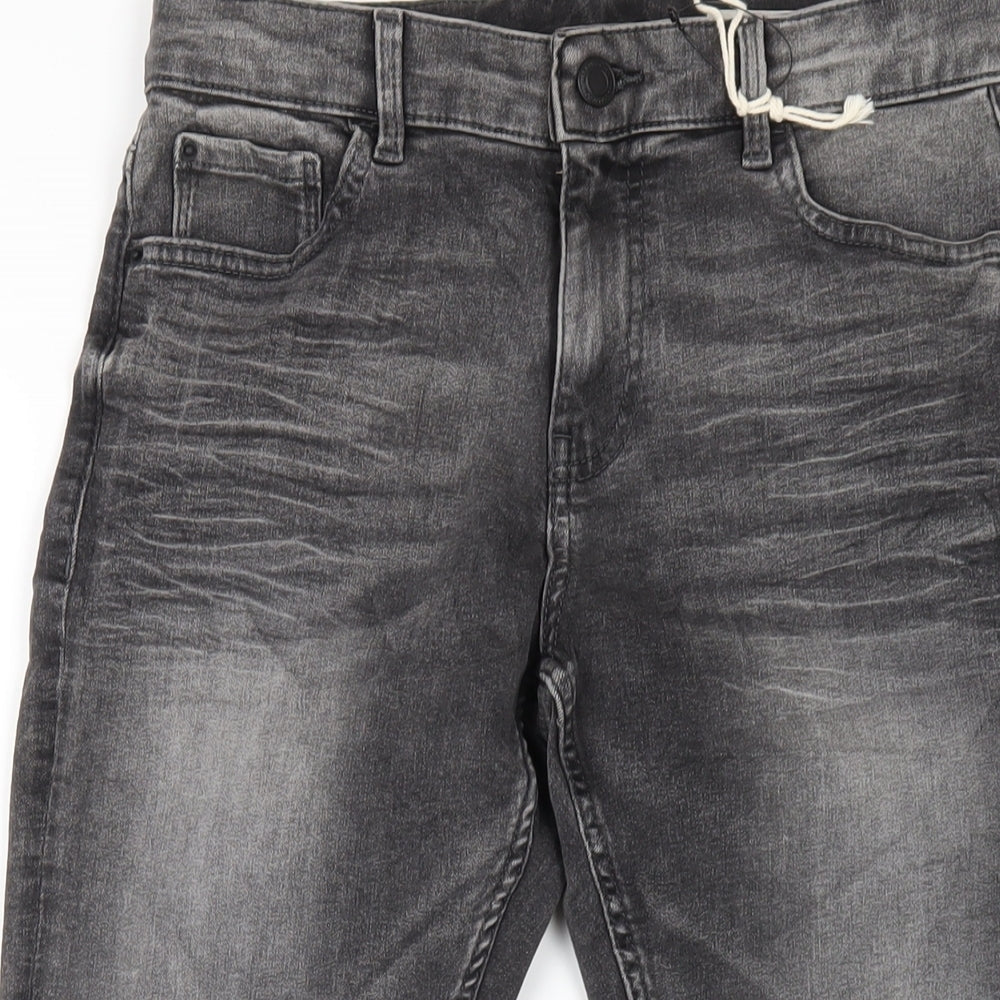 Womens UK Size 10 Marks and Spencer Regular Fit Skinny Grey Jeans