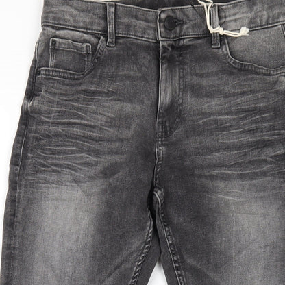 Womens UK Size 10 Marks and Spencer Regular Fit Skinny Grey Jeans