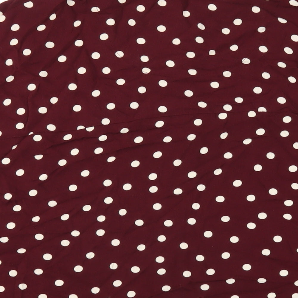 Womens UK Size 12 NEXT Purple Basic Button-Up