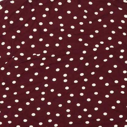 Womens UK Size 12 NEXT Purple Basic Button-Up