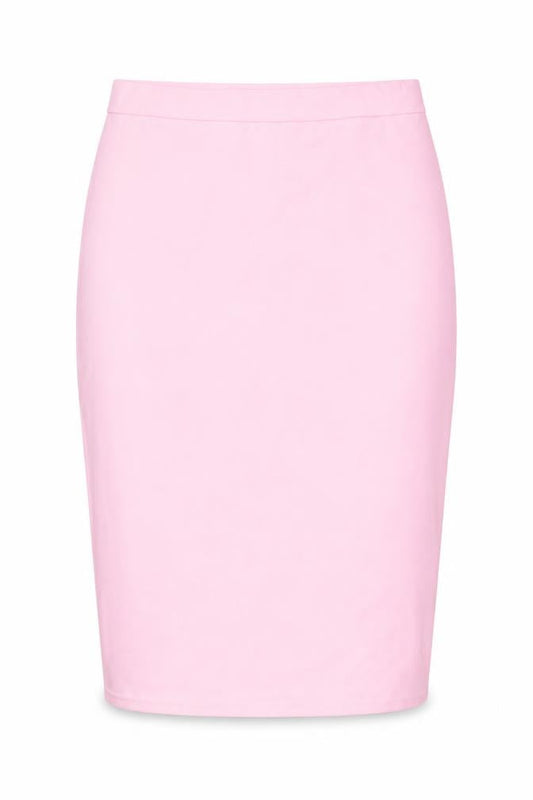 Fashionkilla Womens Pink Polyester Straight & Pencil Skirt Size 12