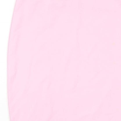 Fashionkilla Womens Pink Polyester Straight & Pencil Skirt Size 12