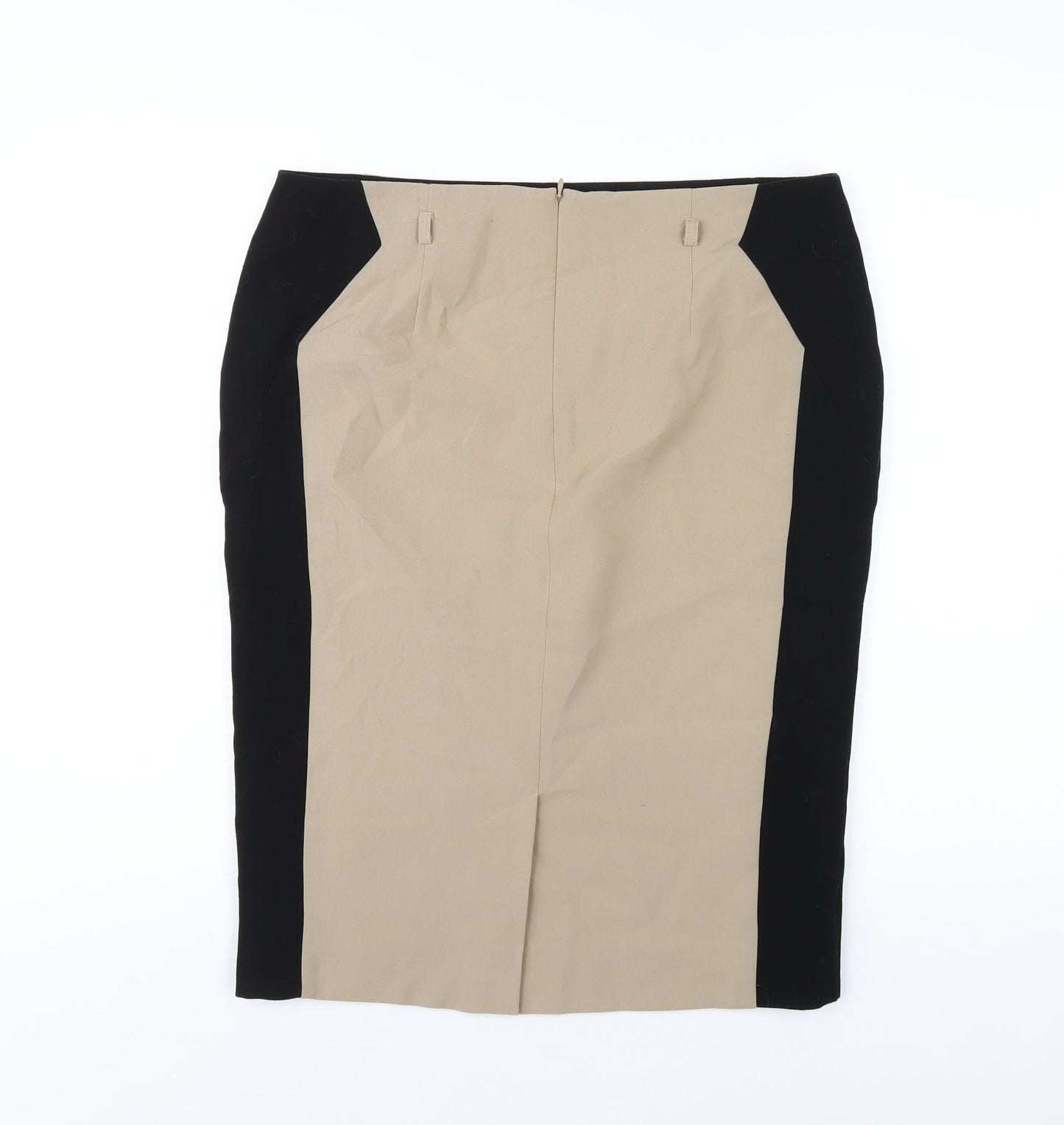 Principles Womens Brown Polyester Straight & Pencil Skirt Size 14 Zip