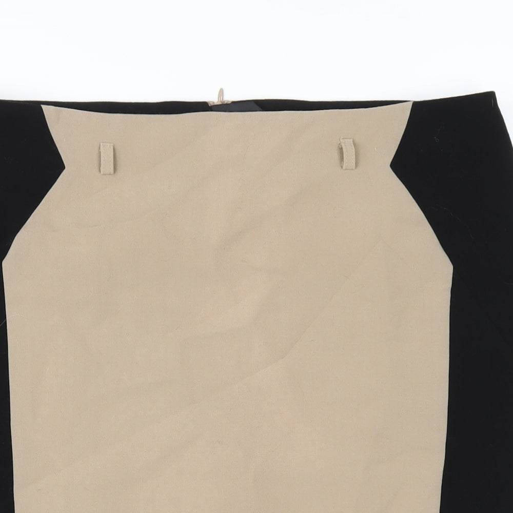 Principles Womens Brown Polyester Straight & Pencil Skirt Size 14 Zip