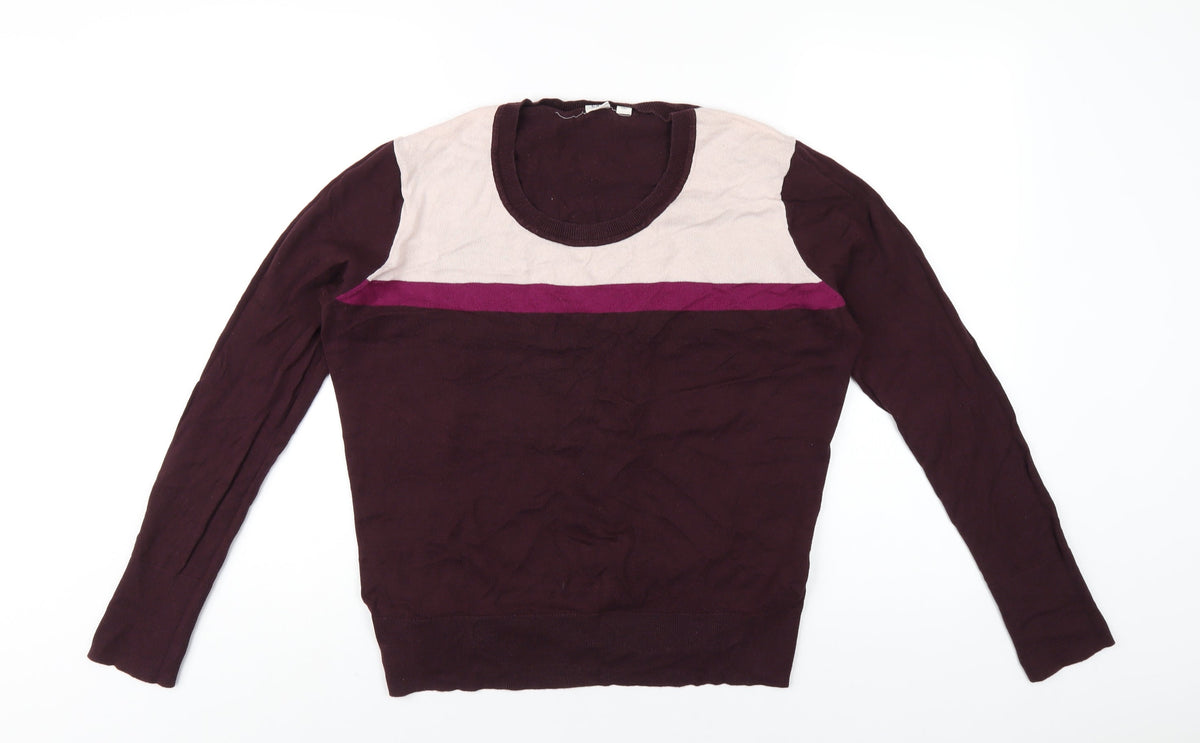 Womens UK Size L Gap Purple Pullover Jumper