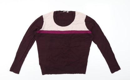 Womens UK Size L Gap Purple Pullover Jumper