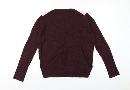 Womens UK Size L Gap Purple Pullover Jumper