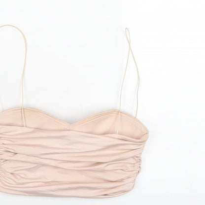Womens UK Size 6 Oh Polly Pink Camisole T-Shirt