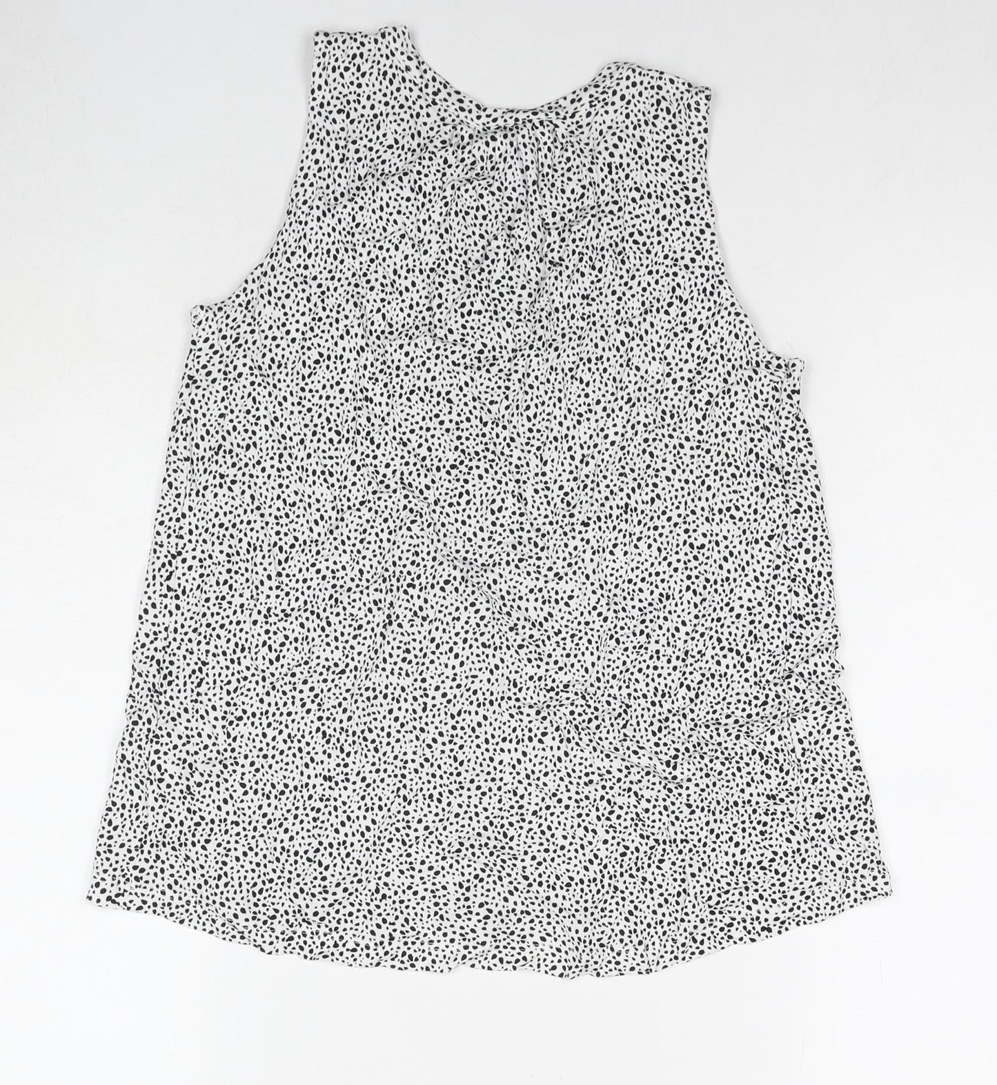 Womens UK Size XS H&M White Basic Tank