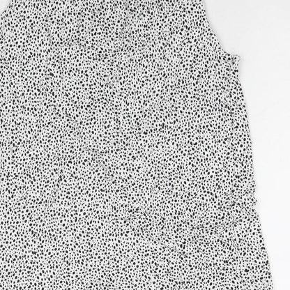Womens UK Size XS H&M White Basic Tank
