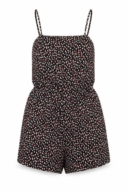 Womens UK Size S H&M One-Piece Black Playsuit
