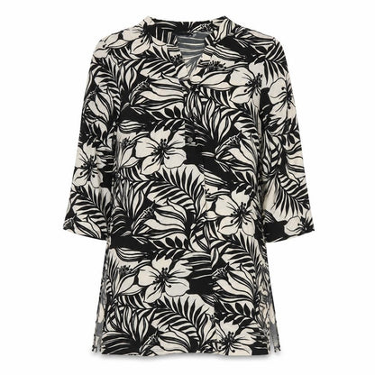 Womens UK Size M Wallis Black Tunic Blouse
