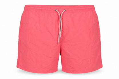 Lincoln Mens Pink Polyester Athletic Shorts Size XL L6 in Regular Drawstring - Swim Shorts