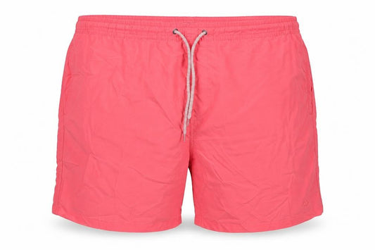 Lincoln Mens Pink Polyester Athletic Shorts Size XL L6 in Regular Drawstring - Swim Shorts