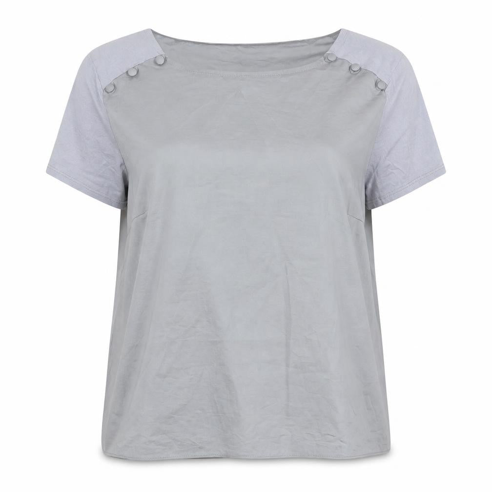 Womens UK Size 16 RJR.John Rocha Grey Basic T-Shirt