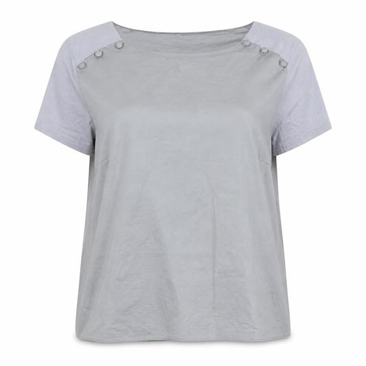 Womens UK Size 16 RJR.John Rocha Grey Basic T-Shirt