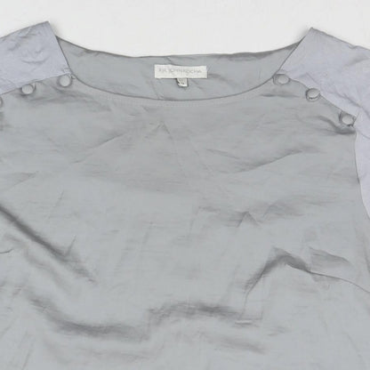 Womens UK Size 16 RJR.John Rocha Grey Basic T-Shirt