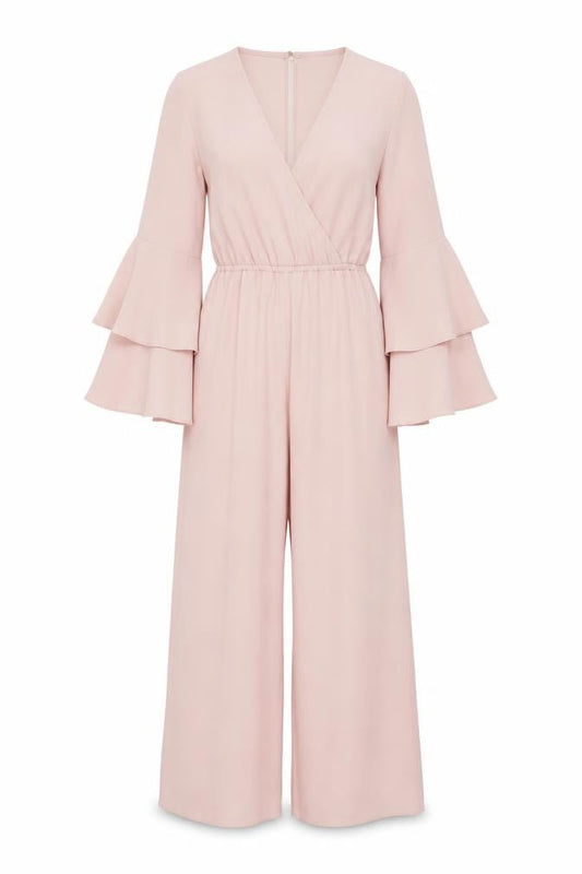 Womens UK Size 10 River Island One-Piece Pink Jumpsuit