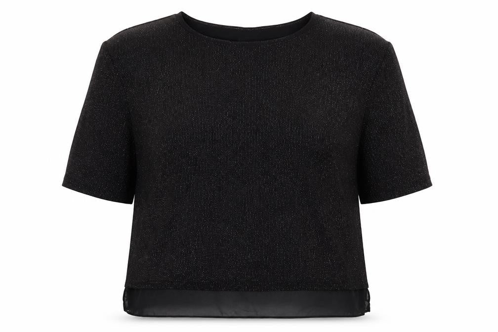 Womens UK Size L Wallis Black Basic Blouse