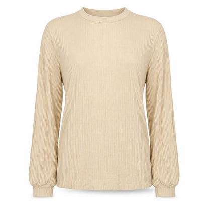 Sisters Womens Beige Round Neck Viscose Pullover Jumper Size L