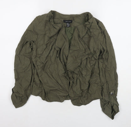 New Look Womens Green Jacket Blazer Size 6