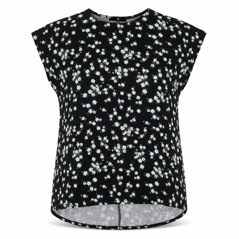 Womens UK Size 20 Very Black Basic T-Shirt