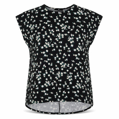 Womens UK Size 20 Very Black Basic T-Shirt