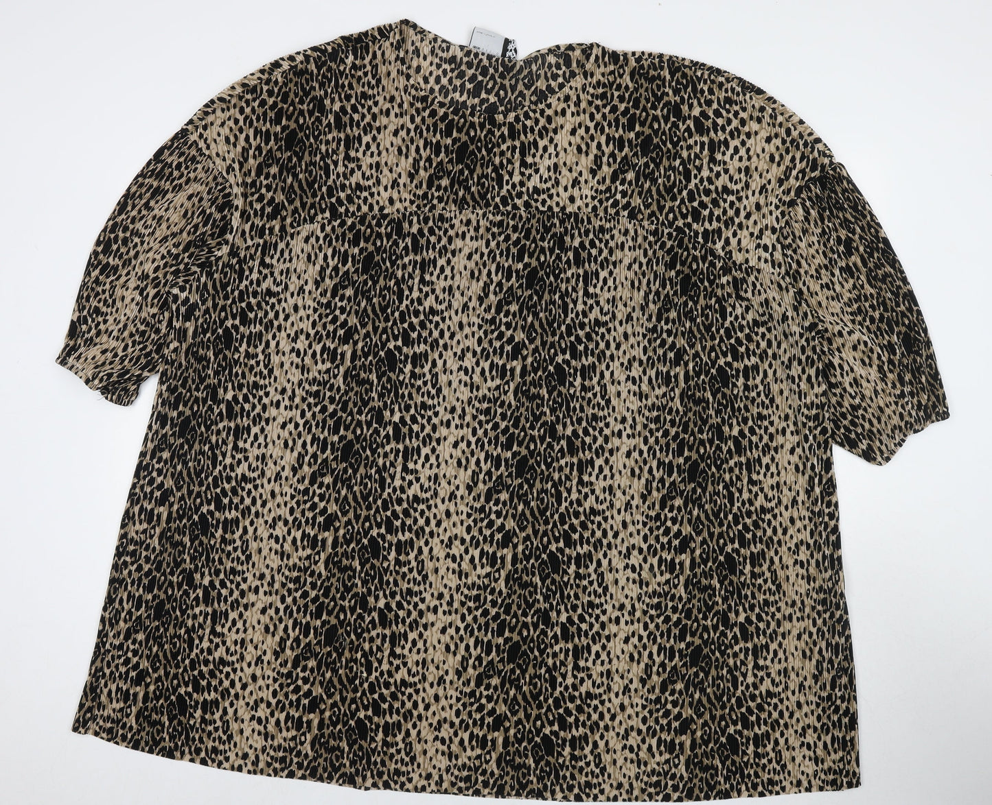 Womens UK Size 16 ASOS Brown Tunic T-Shirt