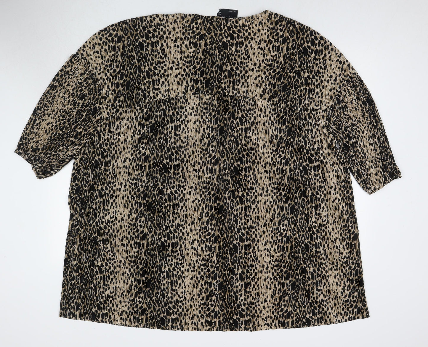 Womens UK Size 16 ASOS Brown Tunic T-Shirt