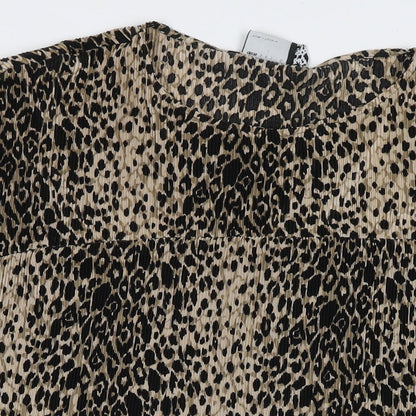 Womens UK Size 16 ASOS Brown Tunic T-Shirt