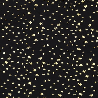 Glamorous Womens Black Geometric Polyester Basic T-Shirt Size 10 Round Neck - Stars