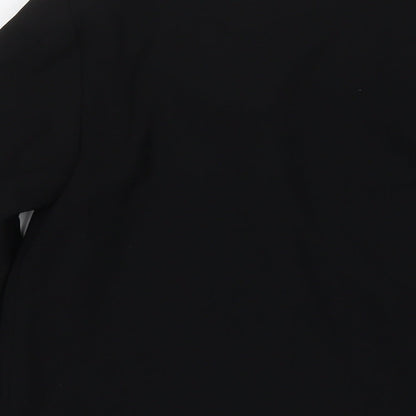 Womens UK Size S Zara Black Basic Blouse