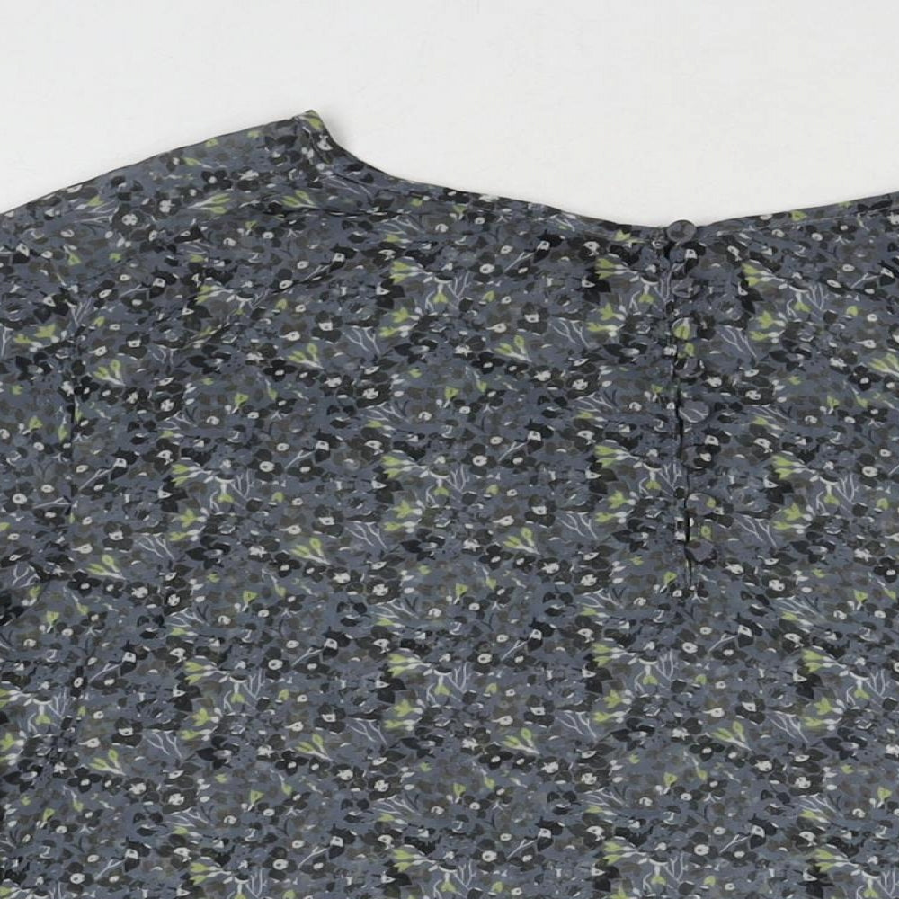 Womens UK Size 18 NEXT Grey Basic Blouse