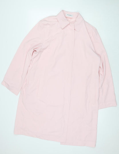 Hauber Womens Pink Jacket Size 14 Button