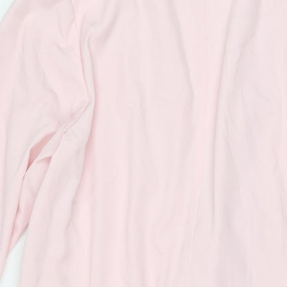 Hauber Womens Pink Jacket Size 14 Button