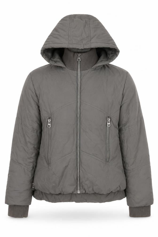 Womens UK Size 10 ASOS Grey Puffer Jacket