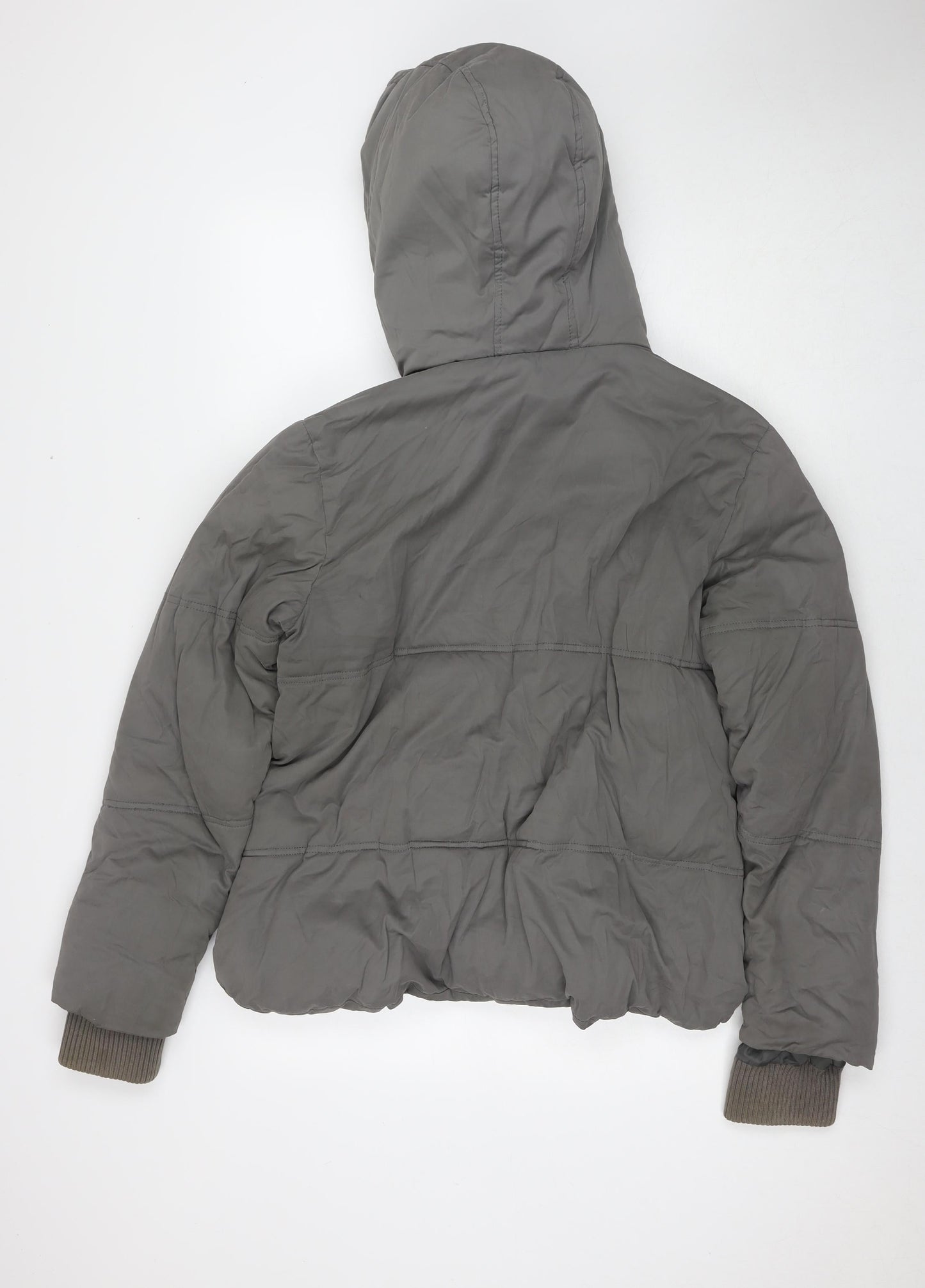 Womens UK Size 10 ASOS Grey Puffer Jacket