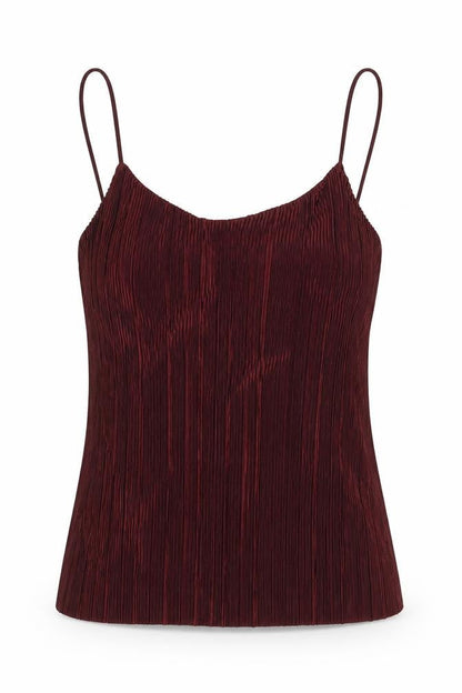Womens UK Size S H&M Red Basic Tank