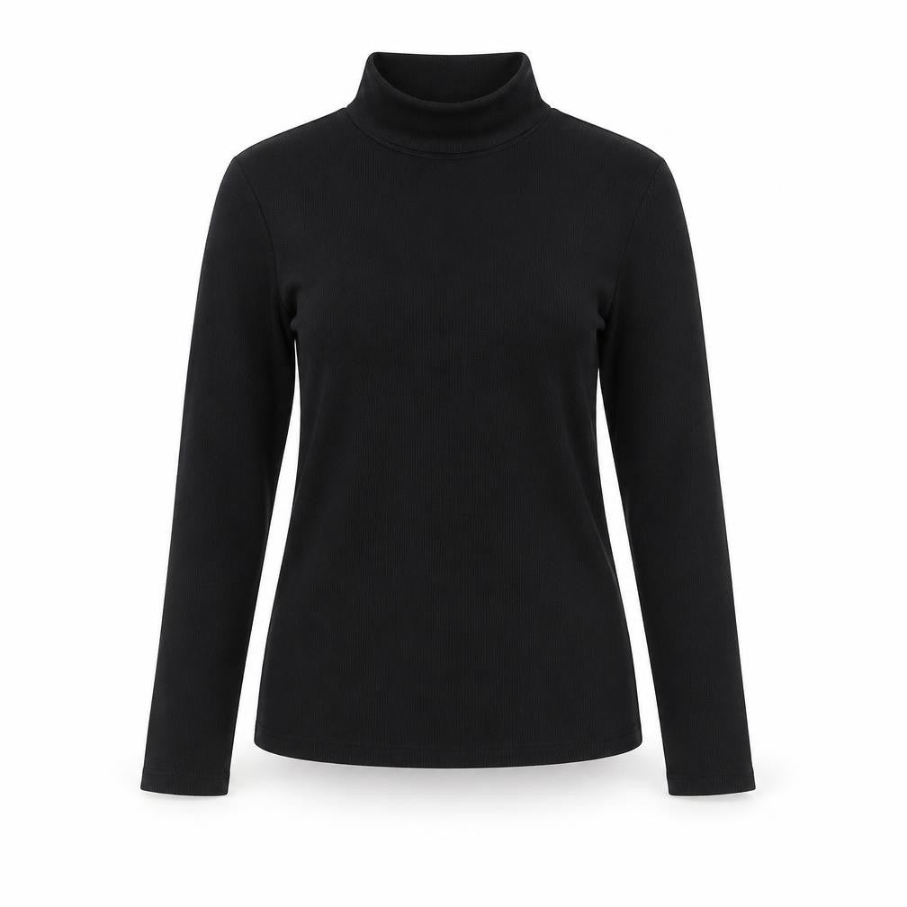 Womens UK Size 10 Edge Street Black Basic T-Shirt