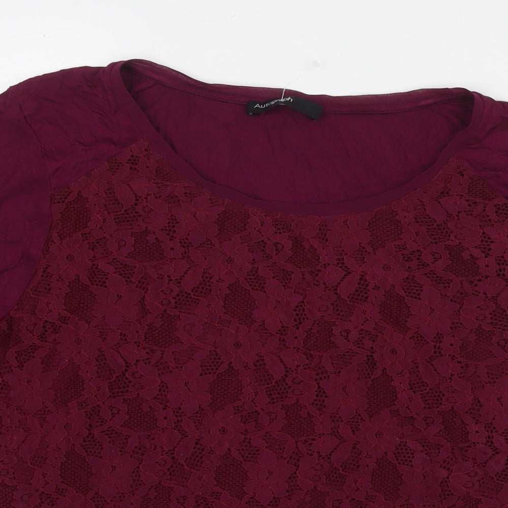 Womens UK Size 16 Marks and Spencer Purple Basic Blouse