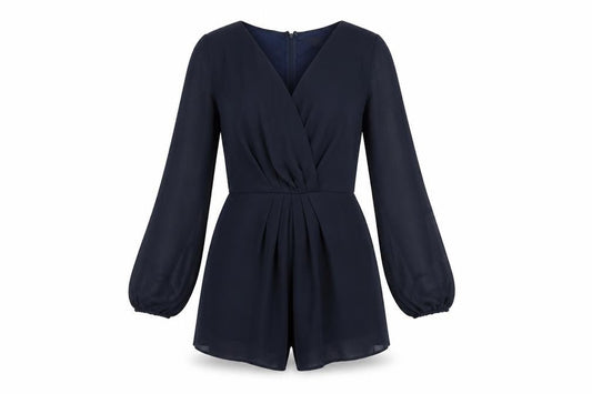Womens UK Size 10 AX Paris One-Piece Blue Playsuit