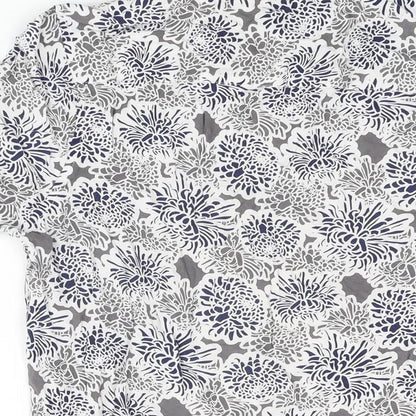 Womens UK Size S Debenhams White Basic Button-Up