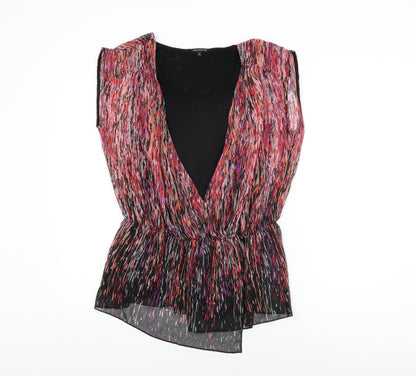 Womens UK Size 12 Marks and Spencer Black Basic Blouse